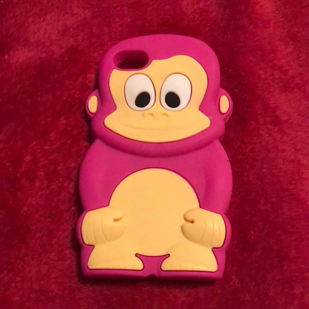 Pink Monkey Iphone 5 Case